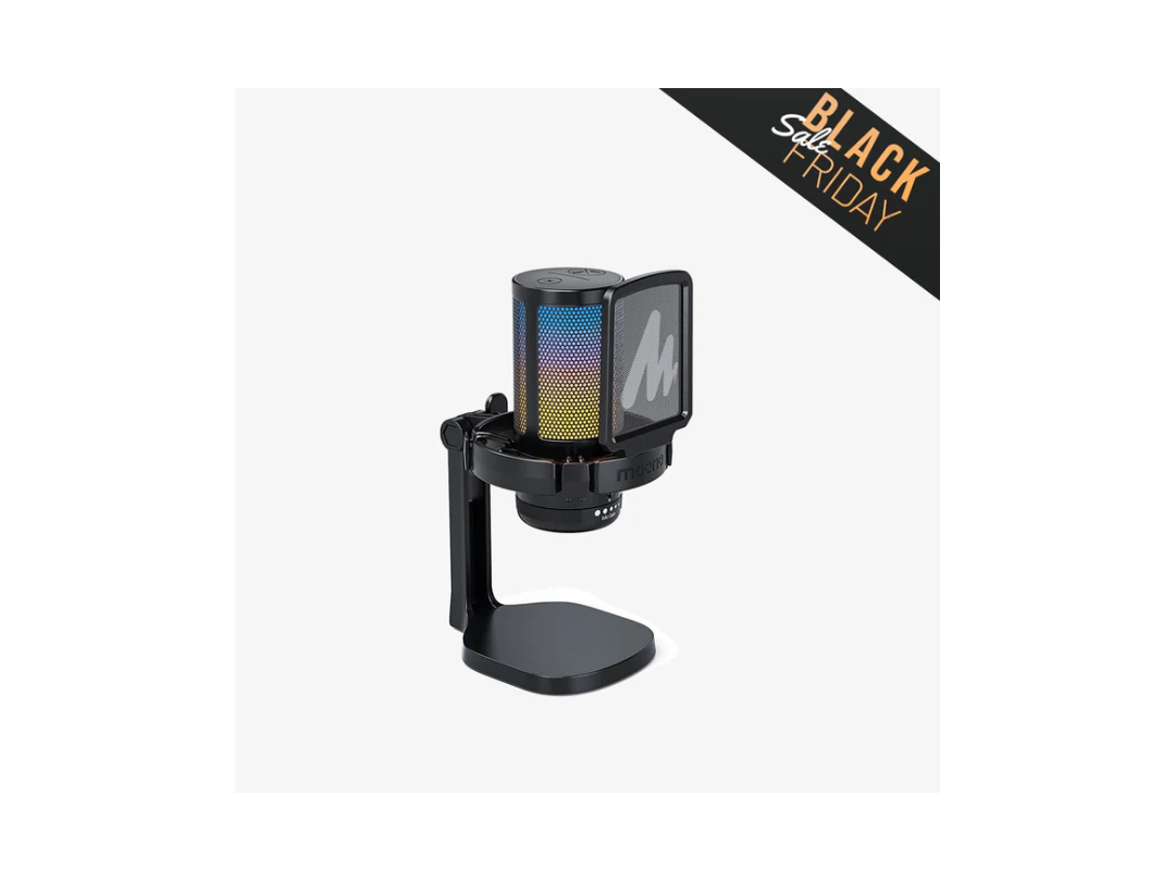 ميكروفون ألعاب USB GamerWave DGM20 من Maonocaster مع خاصية إلغاء الضوضاء لأجهزة الكمبيوتر واللاب توب وPS5 - وردي ميكروفون ألعاب USB GamerWave DGM20 من Maonocaster مع خاصية إلغاء الضوضاء لأجهزة الكمبيوتر واللاب توب وPS5 - وردي